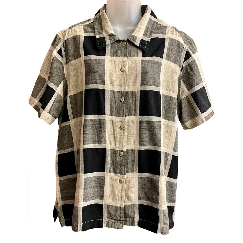 Women’s Tradition Country Collection Plus Short Sleeve Button Up Shirt Sz 1X(18)
